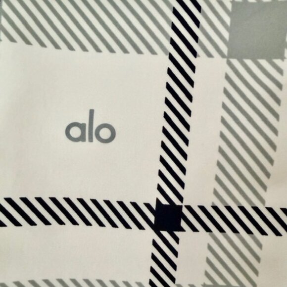 Alo 7/8 Legging - Ivory Plaid - Picture 7 of 7